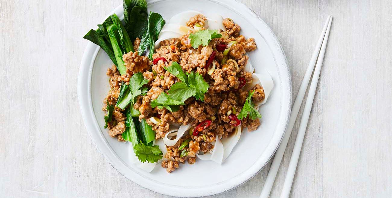 100 Mile Foodie – Pork Mince Bowls with Chinese Broccoli – 100 mile foodie